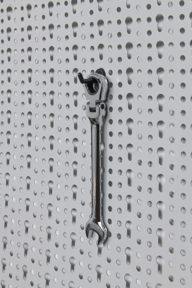 Kreher Werkzeugwand XXL aus Metall, inkl. Haken-Sortiment 52 Teile