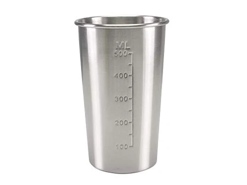 Beper - Elektrischer Standmixer für Milchshakes, Frappés, Smoothies und Cocktails, 2-Gänge, Aluminiumbehälter 0,5 l, 100 W , Rot