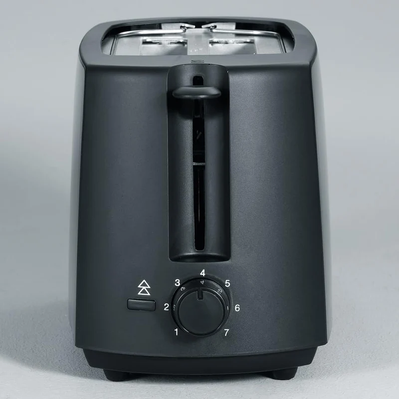 SEVERIN Automatik-Toaster, Toastgerät mit Brötchenaufsatz, hochwertig, mit Krümelschublade und 700 W Leistung, schwarz, AT 2287