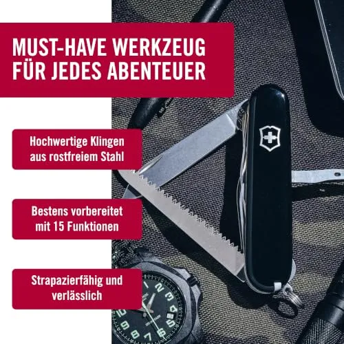Victorinox Huntsman Taschenmesser - Multitool Swiss Army Knife, 15