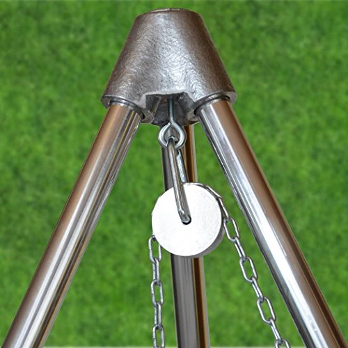 Dreibein Schwenkgrill inkl. 70 cm Grillrost aus deutscher Produktion