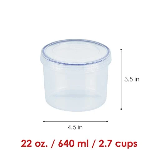 Lock & Lock LLS131 Twist Vorratsdose, 0.64 L