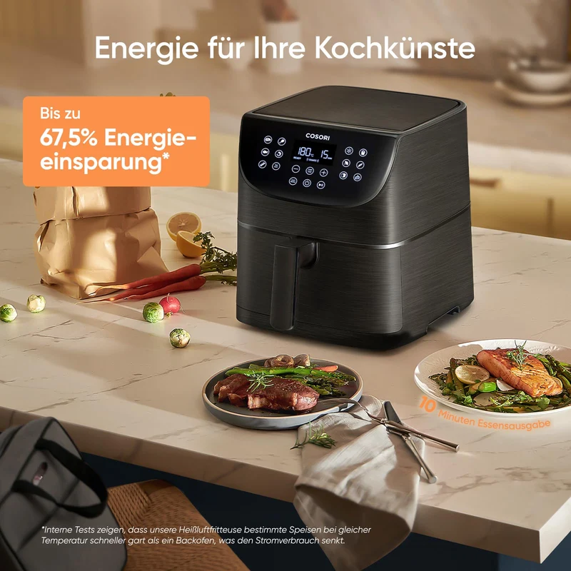 Cosori Airfryer, mit Shake-Reminder, 11-in-1 5,5L Heißluftfritteuse