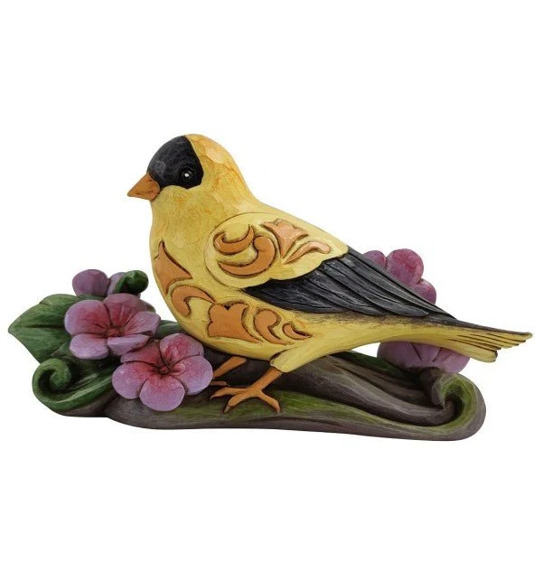 Jim Shore - 'Figur Golden Harmony - Stieglitz / Goldfinch - h 11cm'