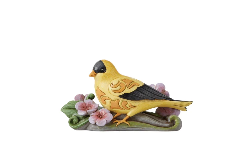 Jim Shore - 'Figur Golden Harmony - Stieglitz / Goldfinch - h 11cm'