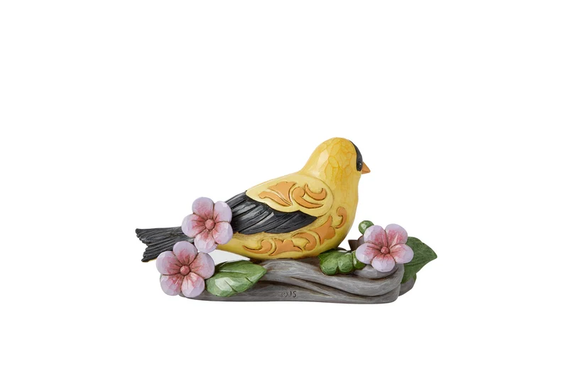 Jim Shore - 'Figur Golden Harmony - Stieglitz / Goldfinch - h 11cm'