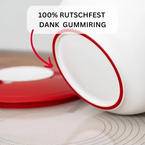 Westmark Rühr-/Backschüssel – 2,5 l, zweigeteilter Deckel, mit Ausgießer