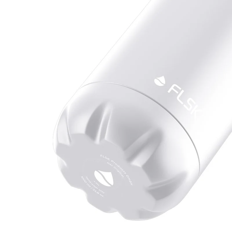 FLSK Isolierflasche 'White 1000 ml - Weiß'
