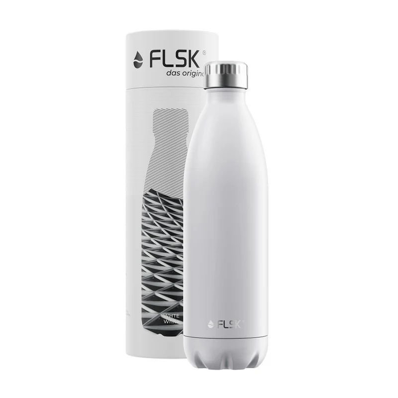 FLSK Isolierflasche 'White 1000 ml - Weiß'