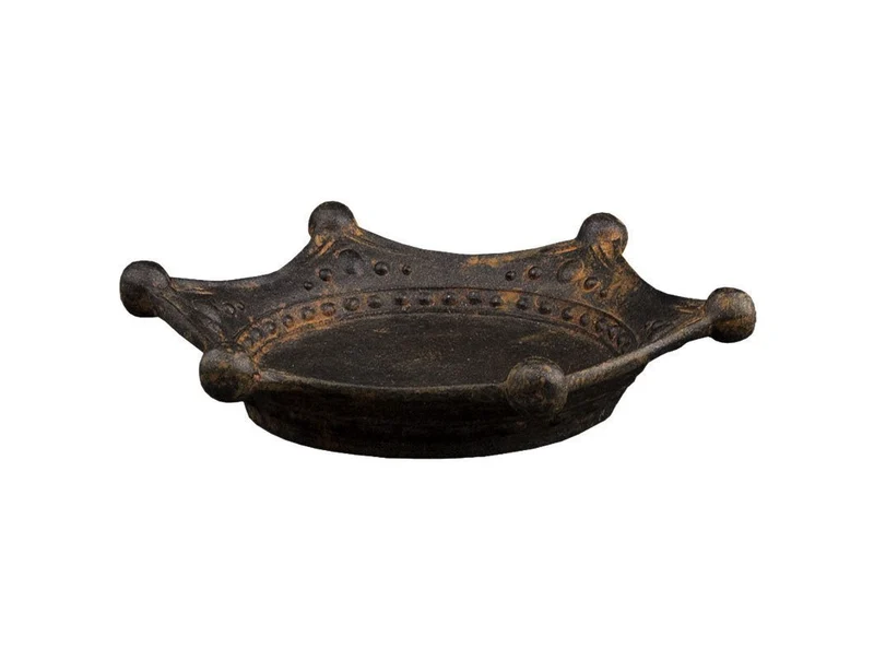 Virginia Casa Regale 'Kleines Teller CROWN SHAPED - Ø 20cm - ferro'