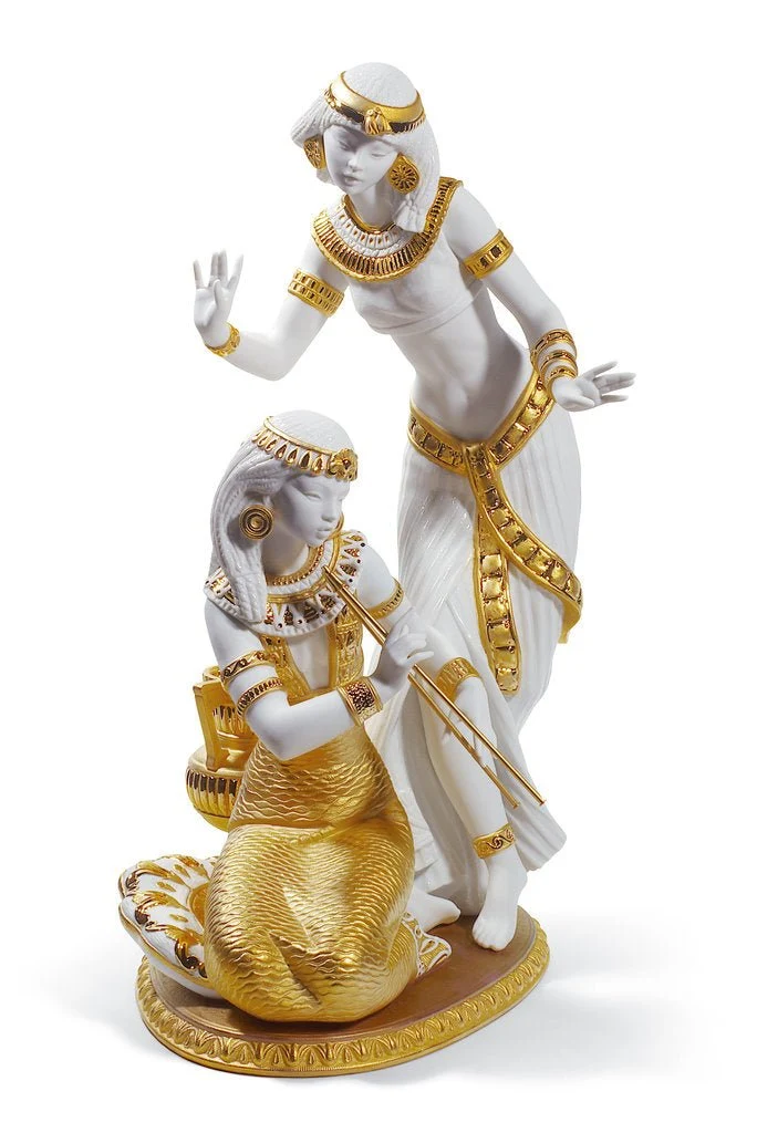 LLADRO® Figur »Tänzerinnen Vom Nil (Re-Deco Vergoldet) 51 cm - limitiert e Edition 500 Stück« 01008591