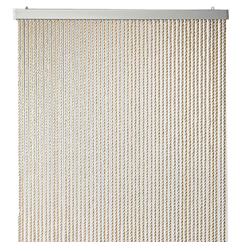 Kobolo Seilvorhang MARITIM 90x195/200cm Türvorhang 90x195/200 cm Beige