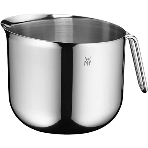 WMF Function Bowls Rührschüssel Edelstahl mit Deckel 2,5l, Rührschüssel mit Spritzschutz 18,5 cm, Cromargan Edelstahl poliert, Innenskalierung, spülmaschinengeeignet