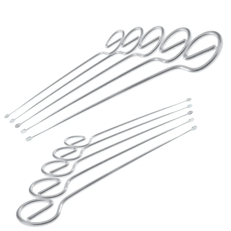 Schaschlikspieße 10er Set, Grillspieße 210 mm