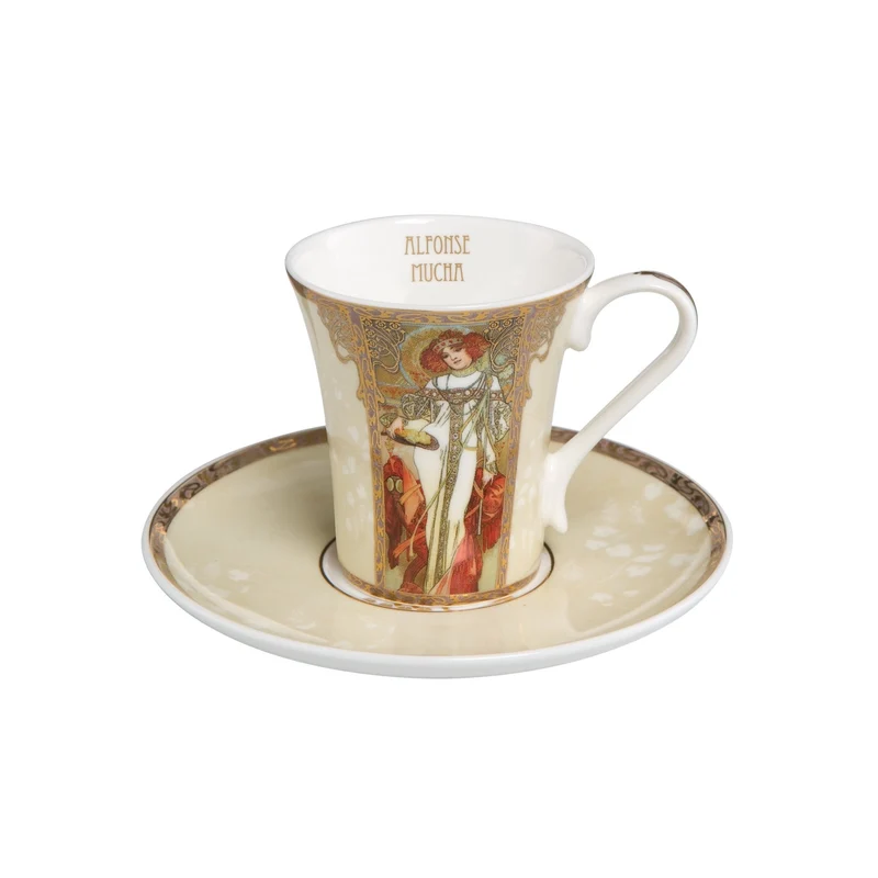 Goebel Artis Orbis Alphonse Mucha 'Herbst / Winter - Espressotasse'