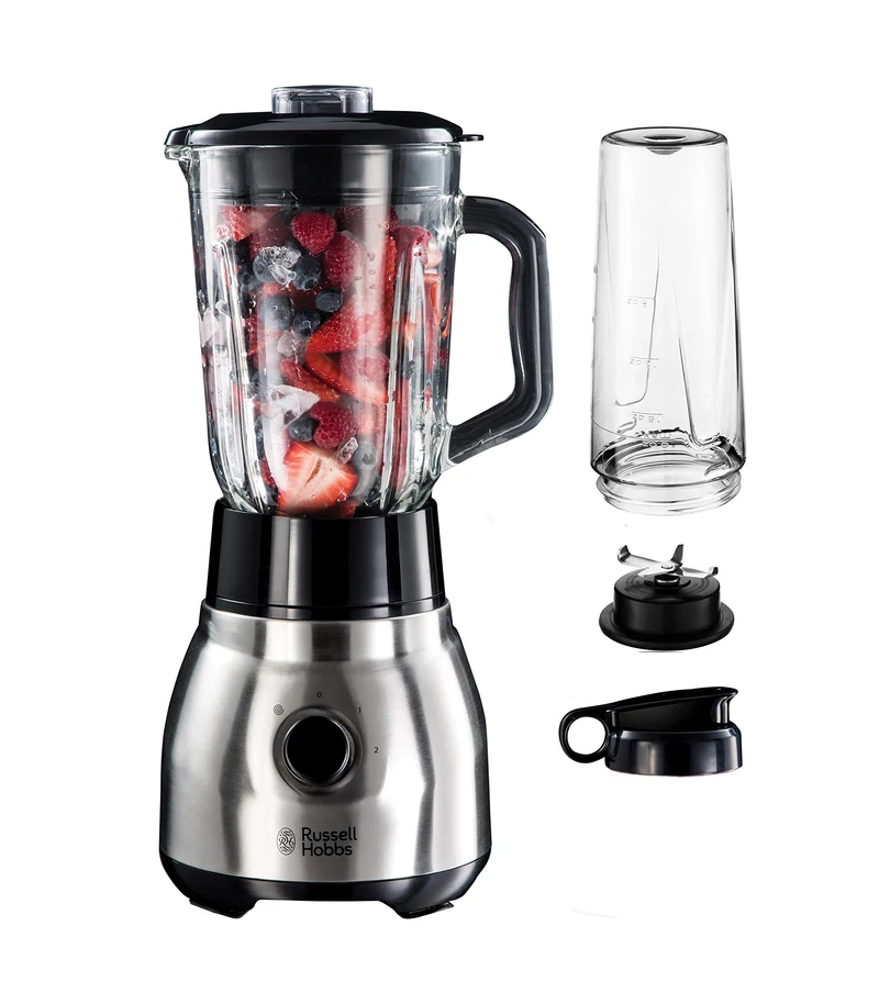 Russell Hobbs Standmixer 2-in-1 mit 1,5L Glasbehälter, BPA-frei, 23821-56
