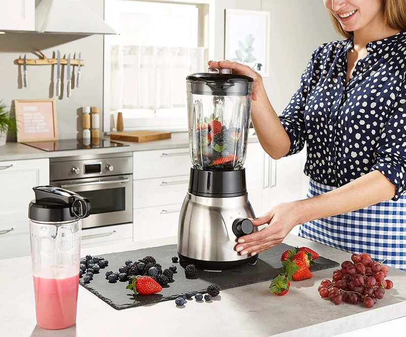 Russell Hobbs Standmixer 2-in-1 mit 1,5L Glasbehälter, BPA-frei, 23821-56