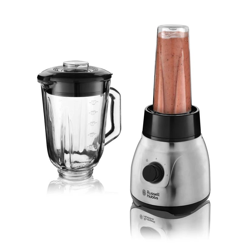 Russell Hobbs Standmixer 2-in-1 mit 1,5L Glasbehälter, BPA-frei, 23821-56