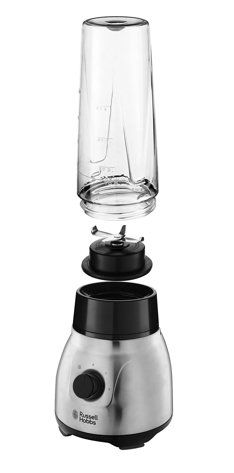 Russell Hobbs Standmixer 2-in-1 mit 1,5L Glasbehälter, BPA-frei, 23821-56