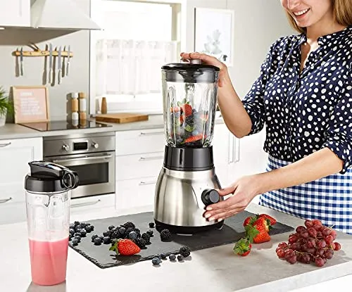 Russell Hobbs Standmixer 2-in-1 mit 1,5L Glasbehälter, BPA-frei, 23821-56