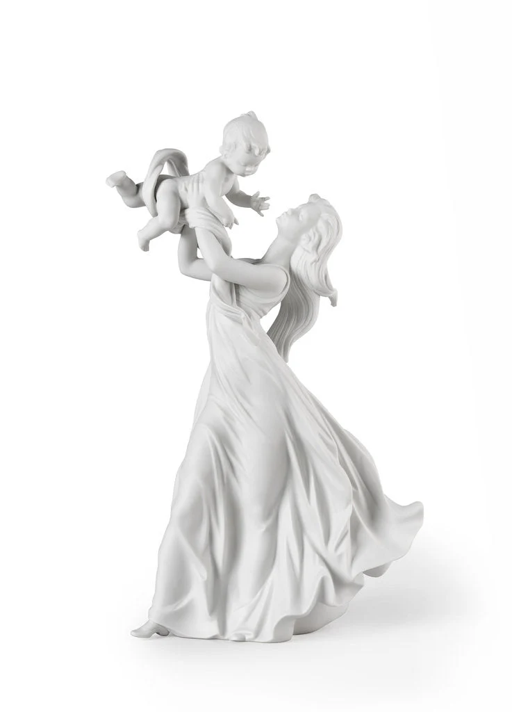 LLADRO® Figur 'My Little Sweetie Mother Figurine. Matte White - 46cm' 01009430