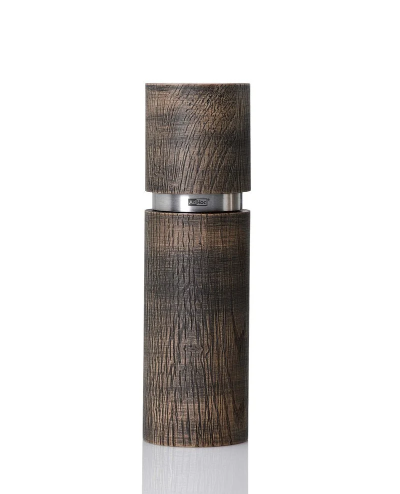 AdHoc 'Pfeffer- oder Salzmühle TEXTURA ANTIQUE GRANDE, schwarz, Ceramic Mahlwerk CeraCut®'
