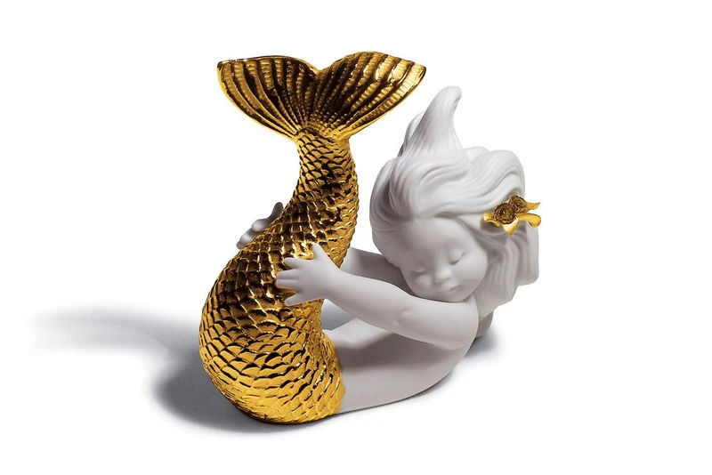 LLADRO® Figur »Spielen Am Meer (Re-Deco Vergoldet)« 01008559