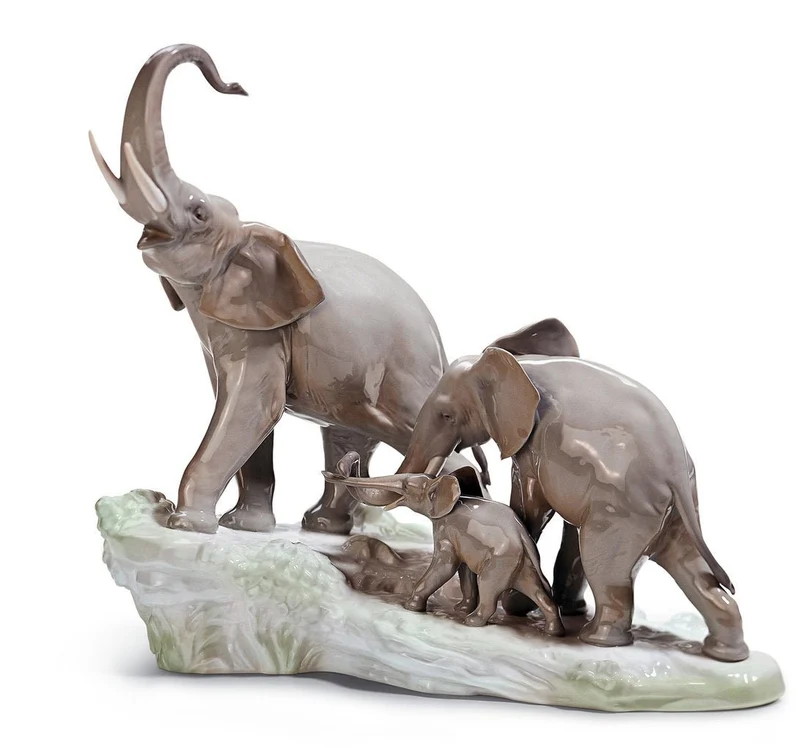 LLADRO® Figur »Elefantengruppe« 01001150