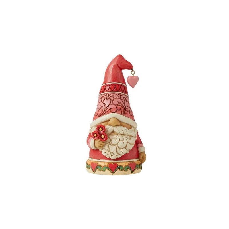 Jim Shore - Figur 'Love Gnome with Red Hearts Hat - 13cm' 2022