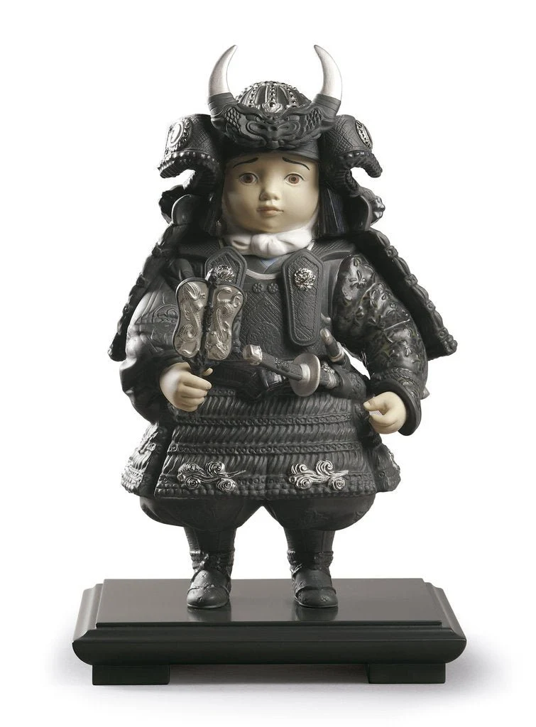 LLADRO® Figuren »Figur SAMURAI - JUNGE (SILBER) - 36x21x22 cm - Limited ed. of 3,500 pieces« 01013047