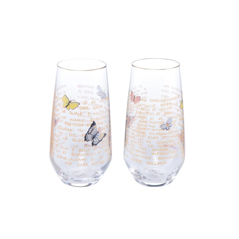 Goebel Rosina Wachtmeister Wohnaccessoires 'Giorni di sole - Gläser. Set 2 Stück' !