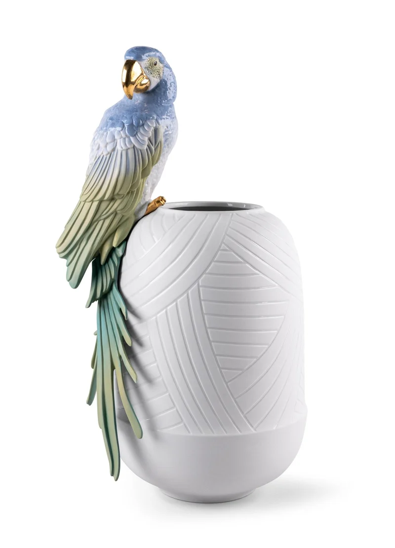 LLADRO® - 'Macaw bird vase' 2021 01009540