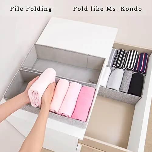 SIMPLE JOY® MALM FileFolding Box passgenau Premium Organizer für IKEA 4Fach