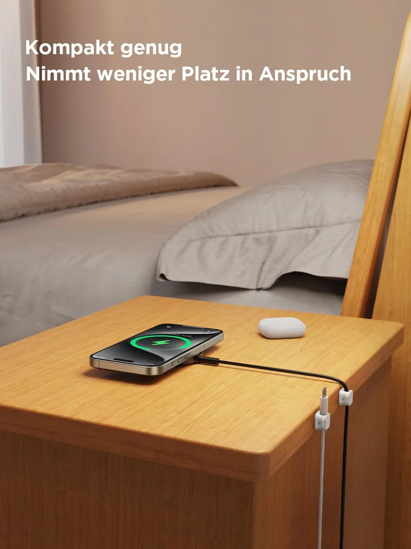 JOYROOM 6 Stück Kabelhalter Kabelclips Kabel Organizer Kabelmanagement