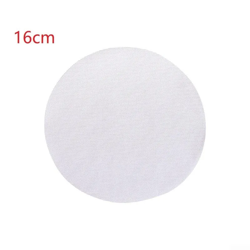 Niceminiwall 3-teilige, wiederverwendbare runde Silikon-Dampfgarer-Matten, geeignet für Haushaltskochgeschirr, einschließlich Reiskocher und Dampfgarer, mit rundem Antihaft-Mesh-Futter (16 cm)