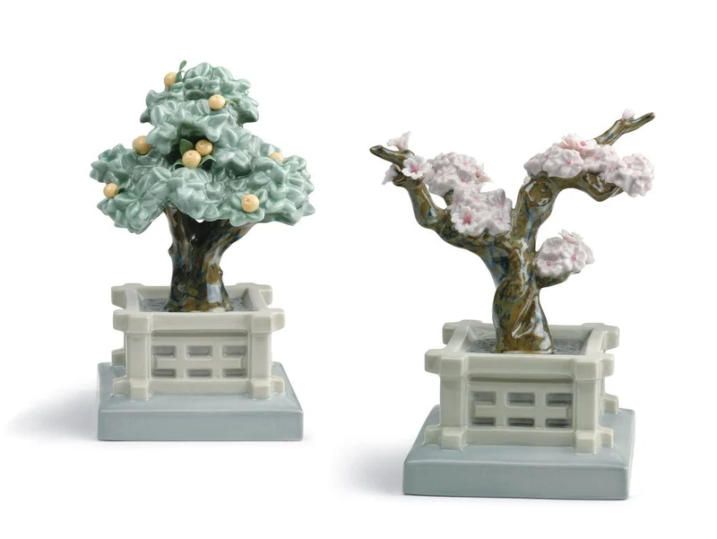 LLADRO® Figur »Blumentöpfe (Mandarinen Und Kirschbaum)« 01008455
