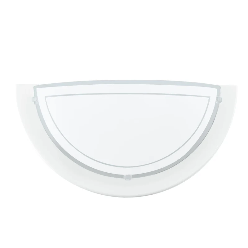 EGLO Wandlampe Planet 1, Wandleuchte halbrund mit E27 Fassung