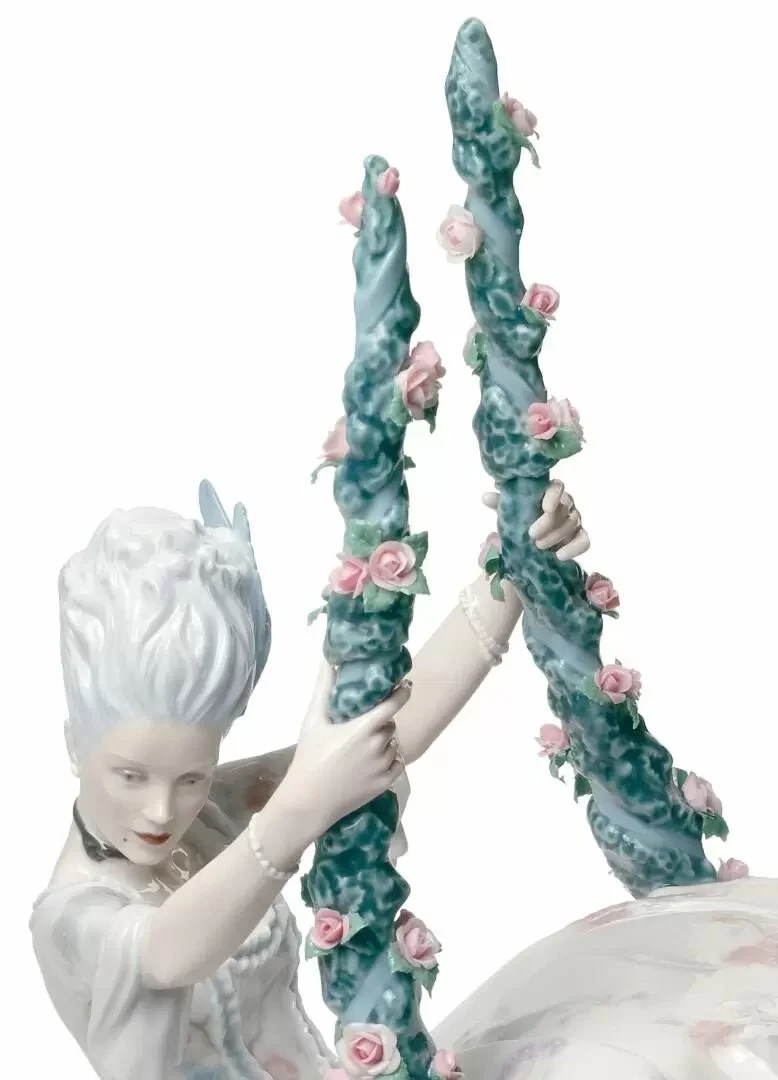 LLADRO® - 'Rokoko Dame auf Schaukel Figur - Rococo Lady on Swing Figurine' 01008424