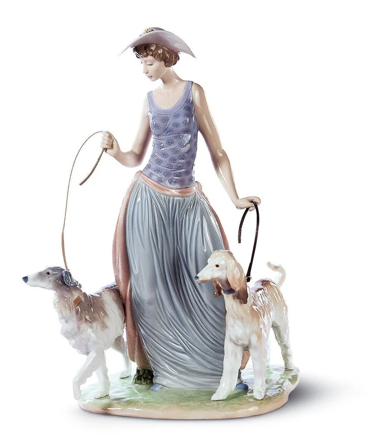 LLADRO® Figur »Dame mit Hündchen« 01005802