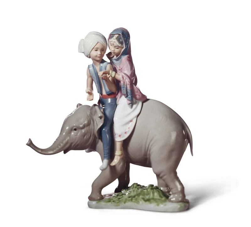 LLADRO® Figur »Hindukinder auf Einem Elefanten« 01005352