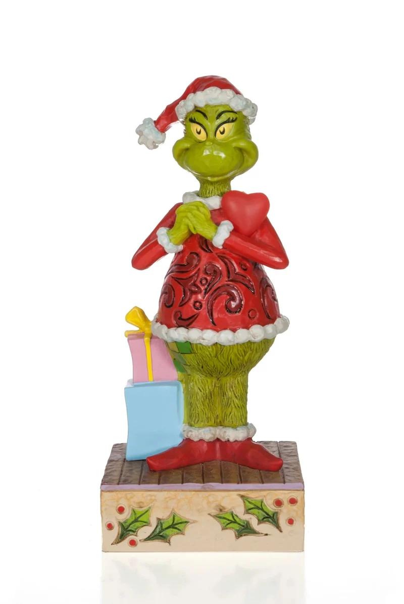 Jim Shore - Grinch 'Happy Grinch with Blinking Heart N' 2022