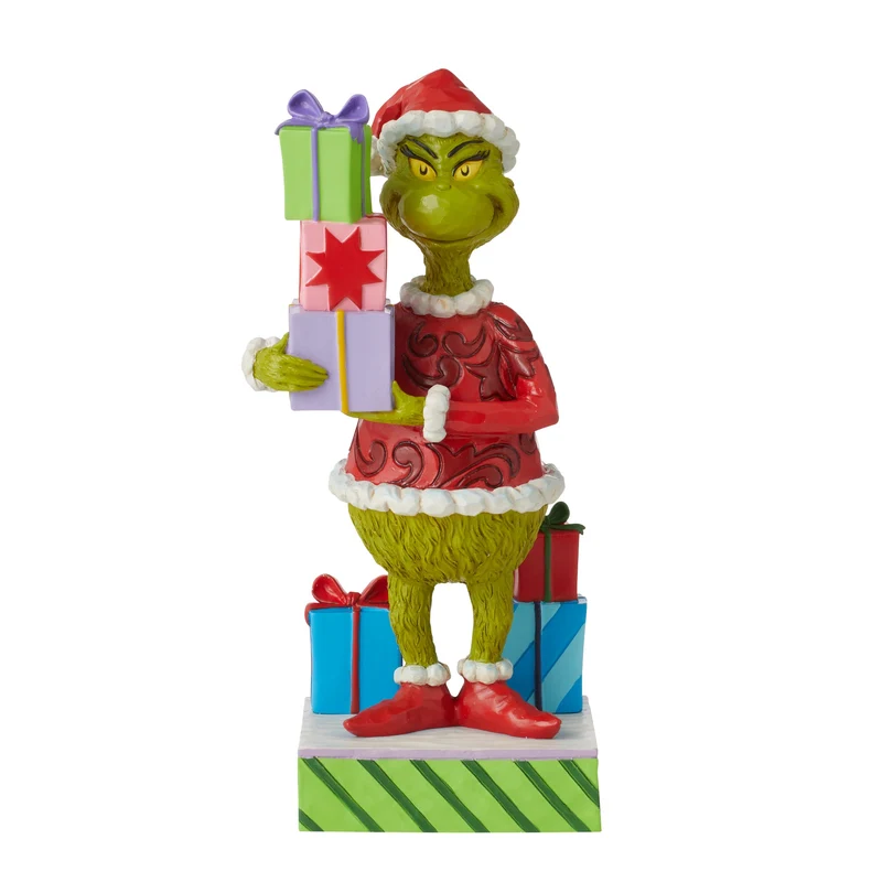 Jim Shore - Grinch 'Grinch Holding Presents N' 2022
