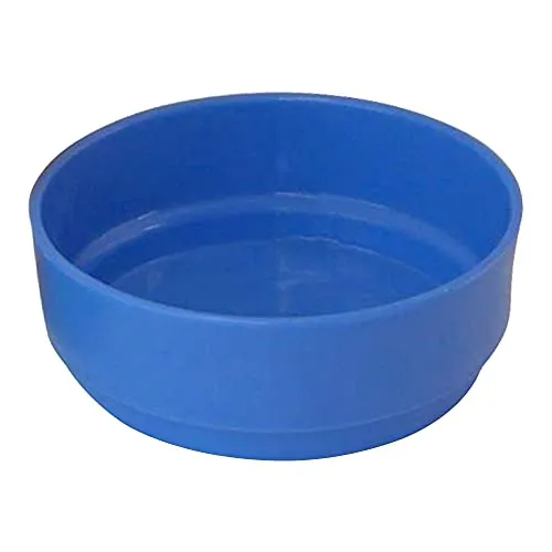 6-tlg. Geschirr-Set aus Kunststoff in Blau, wiederverwendbar, Tasse, Becher, Teller flach, Teller tief, Dessertteller, Kompottschale, Service, Gedeck, Kindergedeck, Kindergeschirr
