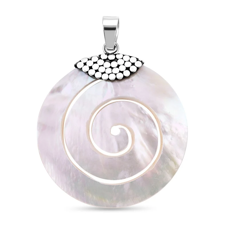 Royal Bali - Perlmutt Anhänger 925 Silber