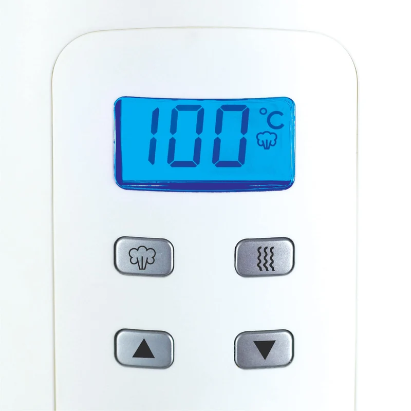 Russell Hobbs Wasserkocher mit Temperatureinstellung Digital [25°-100°C, u.a. für Babynahrung, Soll & Ist-Temperatur-LCD Anzeige] Precision Control (1,7l, 2200W, Warmhaltefunktion, Babymilch) 21150-70