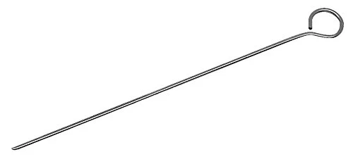 Fackelmann Rouladennadeln, Fleischnadeln, Metallspieße, Cocktailspieße aus rostfreiem Edelstahl (Farbe: Silber), Menge: 10 Stück
