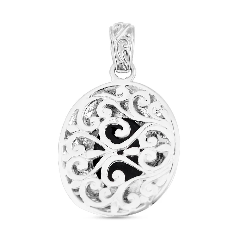 Labradorit Anhänger 925 Silber ca. 9,35 ct.