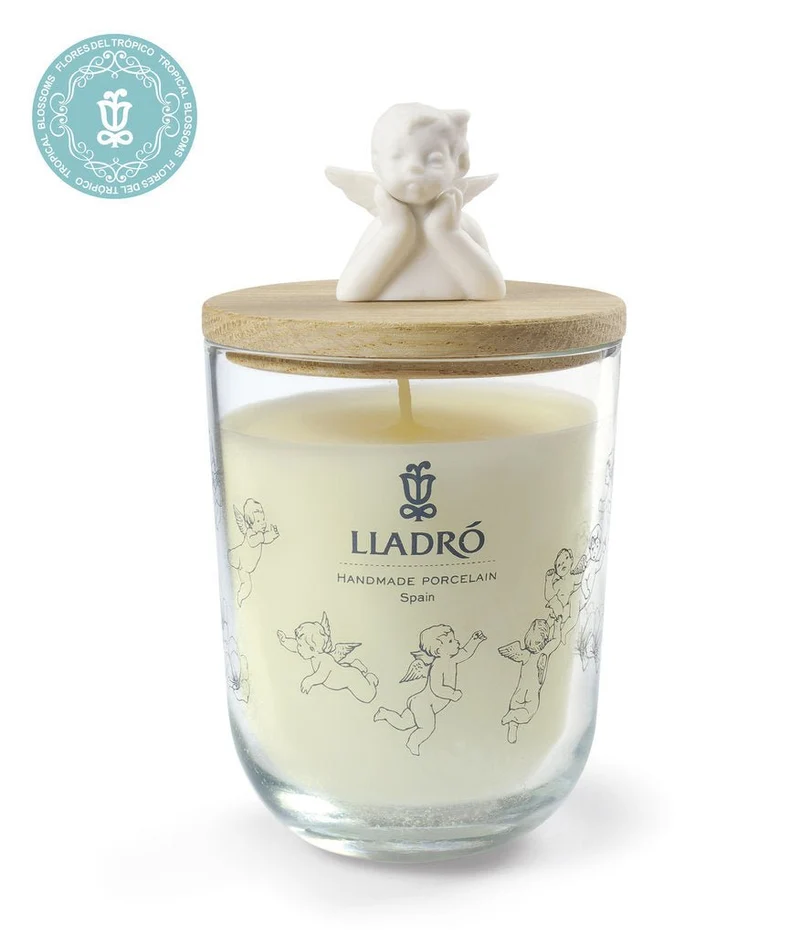 LLADRO® Home Fragrances »MISSING YOU KERZE-TROPICAL BLOSSOMS - Size: 14 x 8 x 8 cm« 01040134
