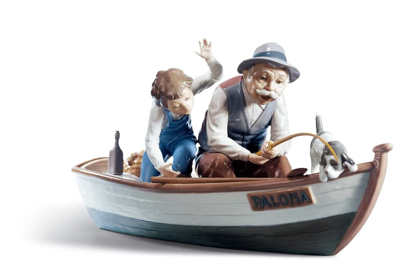 LLADRO® Figur »Fischer Im Boot« 01005215