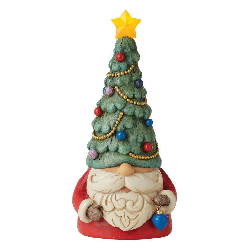 Jim Shore - Heartwood creek 'Let Your Joy Shine Bright (Gnome with Light-up Christmas Tree Figurine) N' 2022